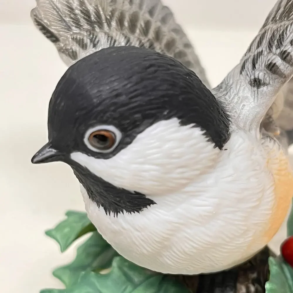 Lenox Chickadee Garden Birds Porcelain Figurine